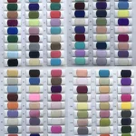 Échantillons de tissu multicolore pour couture design et décoration texture douce 57 cm large gamme de couleurs qualité professionnelle