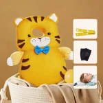 Coussin bébé apprentissage assis tigre jaune confortable maternelle 46 ans sécurité accessoire éveil enfant