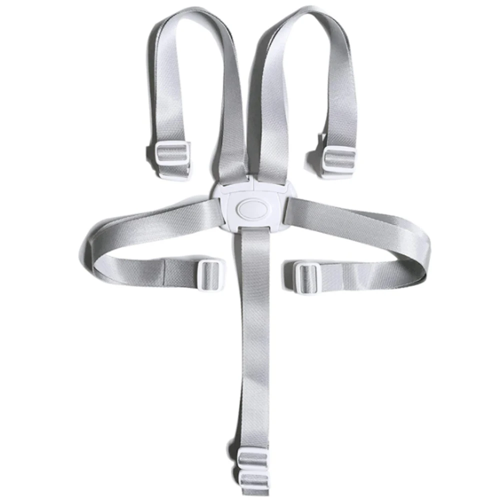 Ceinture de sécurité 5 points réglable pour haute chaise poussette et table à langer fixation Bumosquito style élégant matériaux sûrs