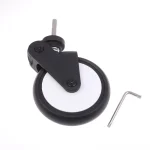 Jeu de roues en caoutchouc pour poussette Babyzen YOYA YOYO  Accessoires de remplacement DIY pour avant et arrière  Front wheel B