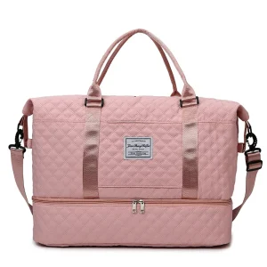 Sac multifonctionnel maman bébé sac à couches maternité sac sport yoga gym rose pastel élégant pratique