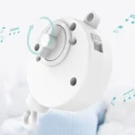 Projecteur musical bébé veilleuse nocturne avec lumière et musique jouet éducatif suspendu design moderne et sécuritaire