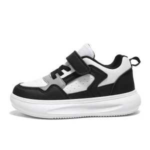 Baskets blanches enfants sneakers sport décontractées cuir PU filles garçons semelle souple antiglissante ventilation perforations 46 ans Baskets blanches enfants sneakers sport décontractées cuir PU filles garçons semelle souple antiglissante ventilation perforations 46 ans