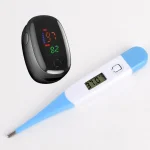Thermomètre bébé oxymètre de pouls digital doigt oreille aisselle fièvre suivi santé enfant portable