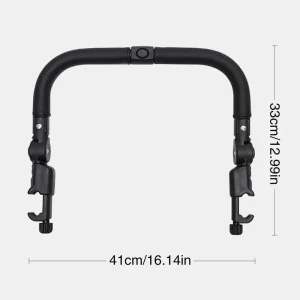 Accoudoir de poussette ajustable pour bébé barre de protection support réglable style moderne matériaux durables sécurité optimale design épuré accessoire essentiel confort maximal durabilité facilité d’utilisation minimalist noir Accoudoir de poussette ajustable pour bébé barre de protection support réglable style moderne matériaux durables sécurité optimale design épuré accessoire essentiel confort maximal durabilité facilité d’utilisation minimalist noir