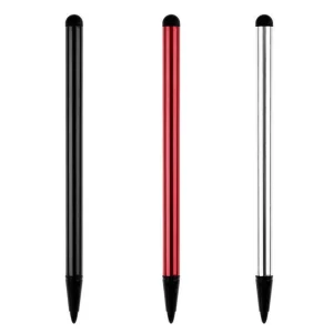 Stylo universel pour tablette et smartphone écran tactile 3 en 1 stylet portable haute qualité couleur métallique noir rouge argenté Stylo universel pour tablette et smartphone écran tactile 3 en 1 stylet portable haute qualité couleur métallique noir rouge argenté