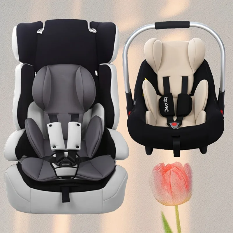 Coussin de siège voiture tapis poussette matelas à langer bébé protection tête et taille 四季通用 usage sûr pour jeunes cadeau
