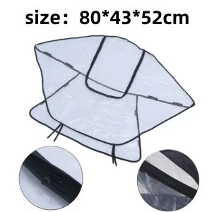 Housse de pluie universelle pour poussette bébé imperméable en U avec fermeture éclair protection contre la pluie vent et neige poncho portable Housse de pluie universelle pour poussette bébé imperméable en U avec fermeture éclair protection contre la pluie vent et neige poncho portable