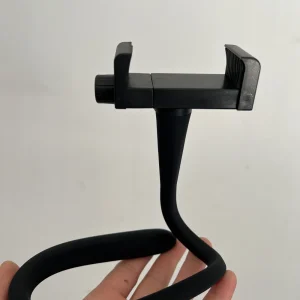 Support flexible universel pour appareil électronique design moderne noir usage domestique et professionnel Support flexible universel pour appareil électronique design moderne noir usage domestique et professionnel