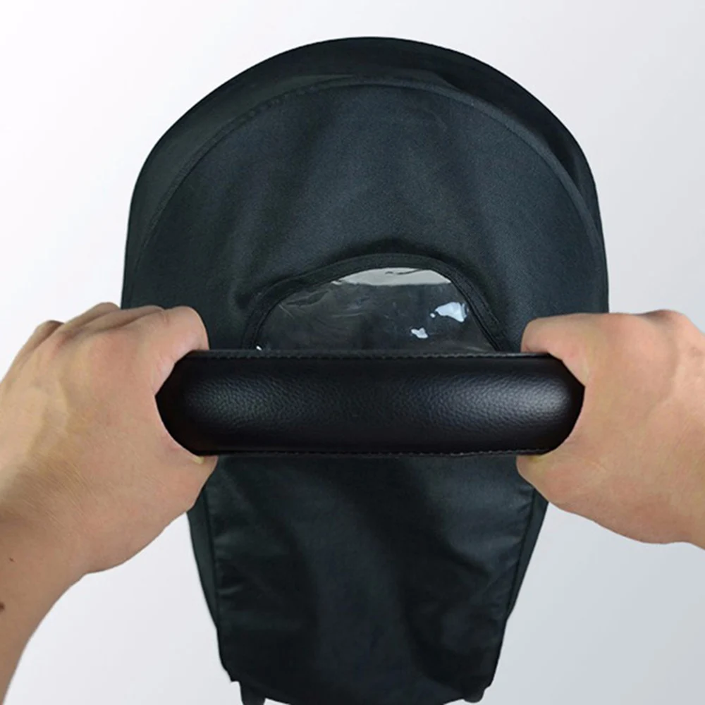 Housse de protection pour poignée de poussette en cuir PU noir ergonomique confort design moderne accessoire bébé comfort grip stroller handle cover easy poussette