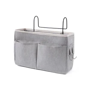 Organisateur suspendu en tissu pour rangement bébé sac à couches lit et berceau design minimaliste pratique et sûr Organisateur suspendu en tissu pour rangement bébé sac à couches lit et berceau design minimaliste pratique et sûr