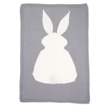 Couverture bébé en coton lapin peluche swaddle poussette literie emmaillotage confort douceur style moderne qualité supérieure 100% cotonปลอดเสียง