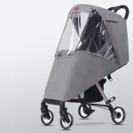 Poussette Compacte Pliable avec PareSoleil Transparent Design Moderne Matériaux de Haute Qualité pour Bébés Usage Urbain et Voyage
