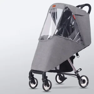 Poussette Compacte Pliable avec PareSoleil Transparent Design Moderne Matériaux de Haute Qualité pour Bébés Usage Urbain et Voyage