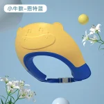 Set shampoing bébé protecteurs d&rsquo;oreilles bonnets de bain silicone jouets salle de bain accessoires bain enfants 748 mois