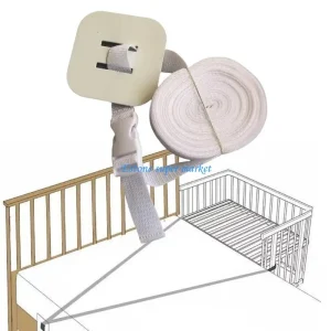 Antiglissage matelas lit bébé sangle sécurité ajustable nylon blanc bébé 02 ans Antiglissage matelas lit bébé sangle sécurité ajustable nylon blanc bébé 02 ans