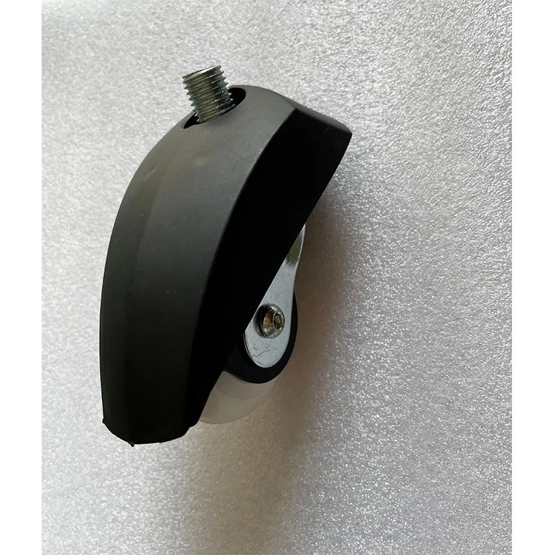 Roulette universelle pour mobilier design ergonomique silent rolling fixation vissée couleur noire et blanche pour chaises bureaux meubles lourds