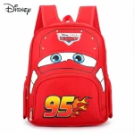 Disney Cars 95 sac à dos enfant Lightning Mc Queen design scolaire durable polyester léger compartiments zippés idéal cadeau anniversaire