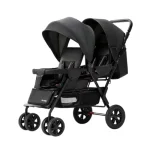 Poussette double Baby Jogger sièges ajustables capotes solaires panier de rangement design moderne fonctionnalité urbaine