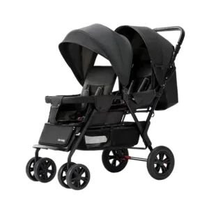 Poussette double Baby Jogger sièges ajustables capotes solaires panier de rangement design moderne fonctionnalité urbaine Poussette double Baby Jogger sièges ajustables capotes solaires panier de rangement design moderne fonctionnalité urbaine