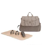 Sac à couches grande capacité sac de poussette imperméable sac fourretout maternité portage bébé design minimaliste style moderne multifonctionnalité