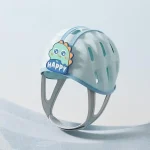Casque de protection bébé 1 pièce design mignon ajustement élastique ventilation sécurité pour apprentissage à marcher et à ramper 724 mois Happy