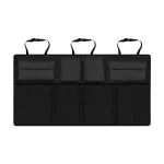 Organisateur de siège arrière voiture polyester fonctionnel poches rangement multiusages durable
