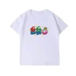 Tshirt Super Mario Famille coton manches courtes design ludique tenue été automne parent enfant anniversaire séance photo