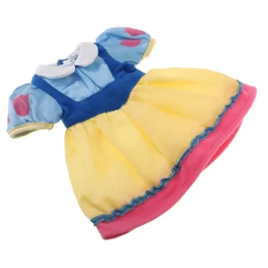 Robe de poupée inspirée BlancheNeige pour bébé fille 25cm accessoire jouet confortable et durable