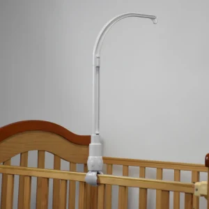 Support mobile bébé rotatif accessoire lit berceau poussette suspension jouet divertissement bébé 02 ans design moderne sécuritaire