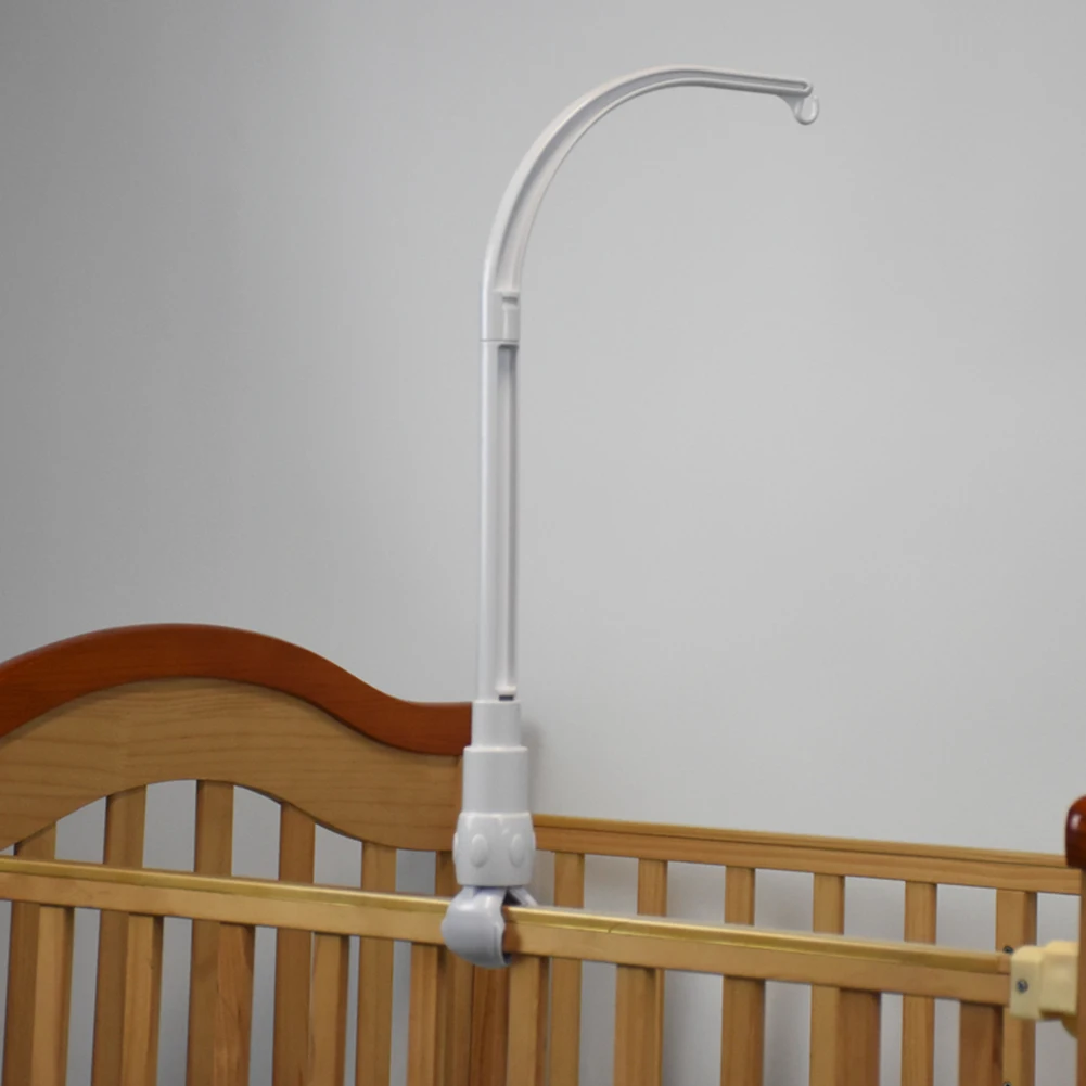 Support mobile bébé rotatif accessoire lit berceau poussette suspension jouet divertissement bébé 02 ans design moderne sécuritaire