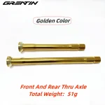 Essieu traversant ultraléger SL7/SL6 Golden Color 51g haute stabilité pour vélo de route et VTT