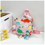 Sac à dos enfant dessin animé dinosaure motifs colorés étanche confortable école maternelle primaire portage quotidien