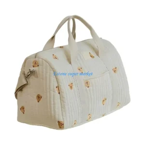 Sac à couches bébé Little Bear sac de voyage spacieux doux style moderne design animal port multiple idéal pour les sorties et voyages Sac à couches bébé Little Bear sac de voyage spacieux doux style moderne design animal port multiple idéal pour les sorties et voyages