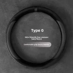 Couvrevolant en velours pour bébé housse de poignée ultrafine absorbant la sueur type D style toutes saisons sports d&rsquo;hiver  A