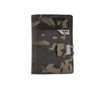 Portefeuille camouflage noir Style sportif Matériaux durables Usage quotidien Design moderne Étanche Petit format Conception sécurisée Organisateur cartes idéal randonnée camping activité extérieure