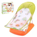 Baignoire bébé ibaby DELUXE siège de bain pliable confortable design moderne motifs colorés antidérapant sécurité maximale idéal pour les nouveaunés