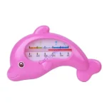 Thermomètre bébé en forme de dauphin rose Carl O&rsquo;Shop Baby Bath Safety Tool 050°C