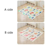 Tapis de jeu imperméables pour bébé, lea pour enfants, activité de jeu, salle de sport, polymère, tapis souples pliants au sol – 200x180x1CM G