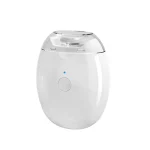 Appareil de soin facial vaporisateur d&rsquo;eau épuré design moderne minimaliste portable avec lumière bleue soin visage hydratation maison