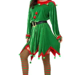 Vêtements enfants : tenues de famille assorties garçons filles costumes cosplay adorable performance maternelle fée verte  green