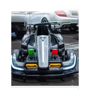 Voiture électrique Go Kart Z2030 pour enfants design sportif LED lumineuses usage sécurisé intérieur/extérieur