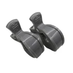 Clips de fixation en plastique pour poussettes sacs et rangements  Design simple et robuste  Gris