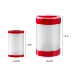 Charnière de porte de sécurité transparente pour bébé protection antipincement sans danger adhésive grande couverture nursery école maternelle 120x10cm