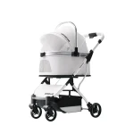 Poussette bébé BOSIMAO design moderne aluminium mesh respire Protecteur UV pliable