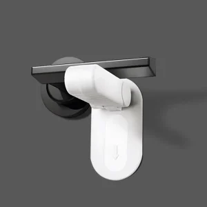 Serrures de sécurité autoadhésives en plastique pour bébé équipement de protection poignée de porte polyvalente sans trou protecteur de sécurité pour enfants blanc Serrures de sécurité autoadhésives en plastique pour bébé équipement de protection poignée de porte polyvalente sans trou protecteur de sécurité pour enfants blanc