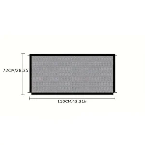 Clôture de sécurité pliable pour bébé barrière en maille respirante hauteur 72cm largeur 110cm facile à assembler portable durable pour escaliers chambres zones sensibles Clôture de sécurité pliable pour bébé barrière en maille respirante hauteur 72cm largeur 110cm facile à assembler portable durable pour escaliers chambres zones sensibles