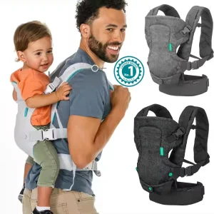 Portebébé ergonomique 4 en 1 pour nouveauné et enfant en bas âge sangle convertible visage et arrière maternité confortable design moderne