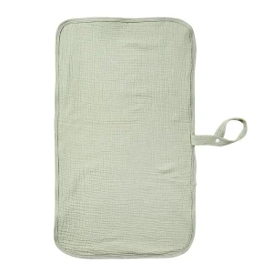 Matelas à langer en coton doux portable respirant tapis de jeu bébé coloris matcha Matelas à langer en coton doux portable respirant tapis de jeu bébé coloris matcha