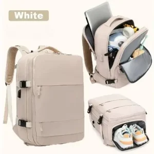 Sac à dos bébé étanche pliable portable léger sac de randonnée 20L beige pour poussette et accessoires